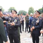 Polres Langkat Polda Sumut Sambut Semarak HUT TNI Ke 78 Tahun 2023.