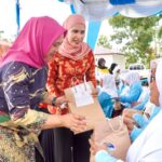 Penasehat Darma Wanita Kabupaten Langkat Ny.Hj.Endang Kurniasih Syah Afandin Menghadiri Pembinaan (LPPLU) Kecamatan Sei Lepan.