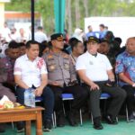 Kapolres Langkat menghadiri Penanaman pohon mangrove untuk Pemulihan Kawasan Hutan dan Penyelamatan Ekosistem Mangrove.