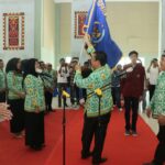 Wakil Bupati Lampura menghadiri pelantikan pengurus DPC ABDESI Kabupaten Lampung Utara masa bakti 2023-2028 di GSG islamic center Kotabumi 