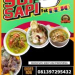 Makan Sop Daging Sapi di Warung Pak Bejo Cukup Bayar Rp15.000