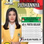 Elva Selvani Pasaribu,SH dari partai Golkar ini blusukan ke rumah warga 