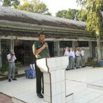 Danramil 08/Scg Kapten Inf Asman Riadi Hadir sebagai Irup Upacara Bendera dan Berikan Materi Wasbang Kepada Pelajar SMA Negeri 1 Secanggang