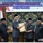 DPRD kota Dumai gelar rapat paripurna wako sampaikan LKPJ ahir tahun 2023