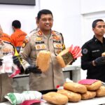 Kapolres Madina Pimpin Press Release Ungkap Kasus Narkoba Selama Maret 2024