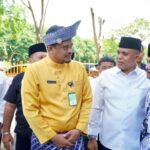 Bobby Nasution Kenakan Busana Adat Melayu di Halal Bihalal Pemkab Langkat, PJ. Bupati Langkat Sambut dengan Senyum Bahagia