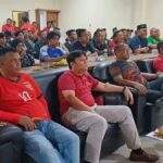 Wakil Bupati Karo Nobar Semi Final AFC U23, Di Mapolres Tanah Karo