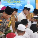 Tepung Tawari Calon Jemaah Haji, Wakapolres Langkat: Kami Mohon Doa ke Calhaj agar Situasi Kamtibmas Kondusif