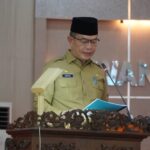 Sekda Amril wakili Pj. Bupati Langkat Bacakan Pertanggungjawaban Bupati di DPRD