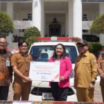 PT BNI Tbk Sumbang 1 Unit Ambulans Kepada Pemkab Toba