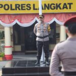 Kapolres Langkat Pimpin Apel Hari Jadi Polwan ke-76