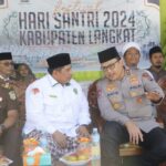 Hadiri Upacara Hari Santri Nasional, Ini Pesan Kapolres Langkat