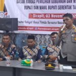 Kapolsek Kuala Hadiri Pelantikan dan Pembekalan pengawas PTPS Pilkada 2024